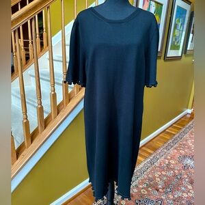 NWT Banana Republic Shortsleeve Black Knit Dress